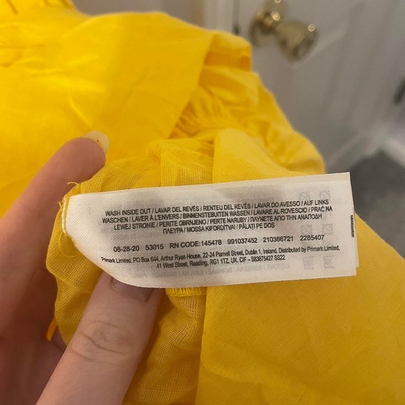 Beautiful yellow minidress from primark - Picture 4 of 4